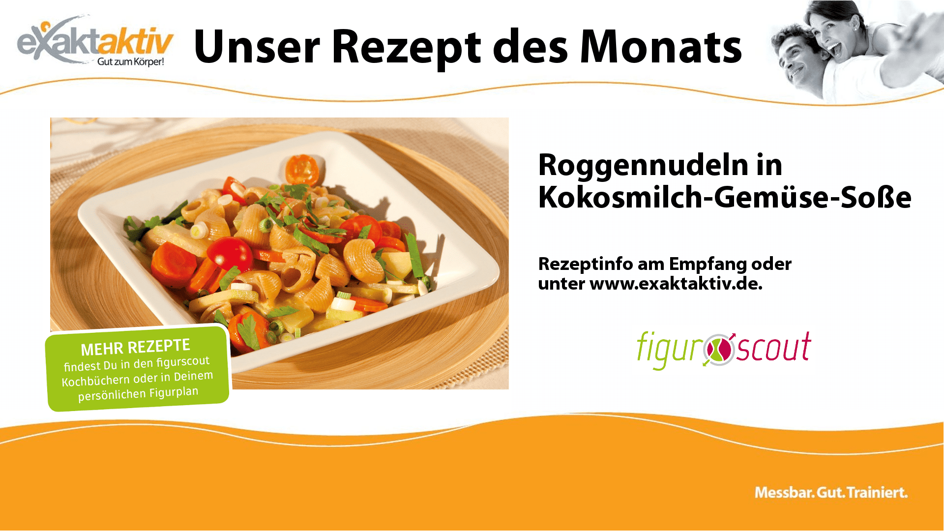 Roggennudeln in Kokosmilch-Gemüse-Soße