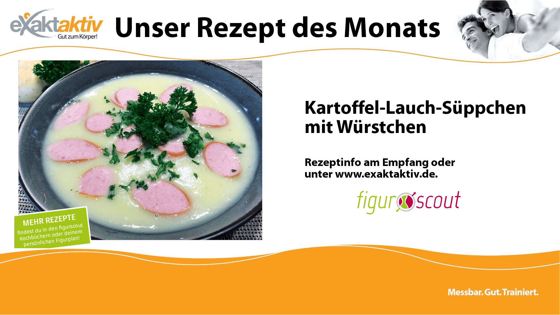 Kartoffel-Lauch-Süppchen mit Würstchen