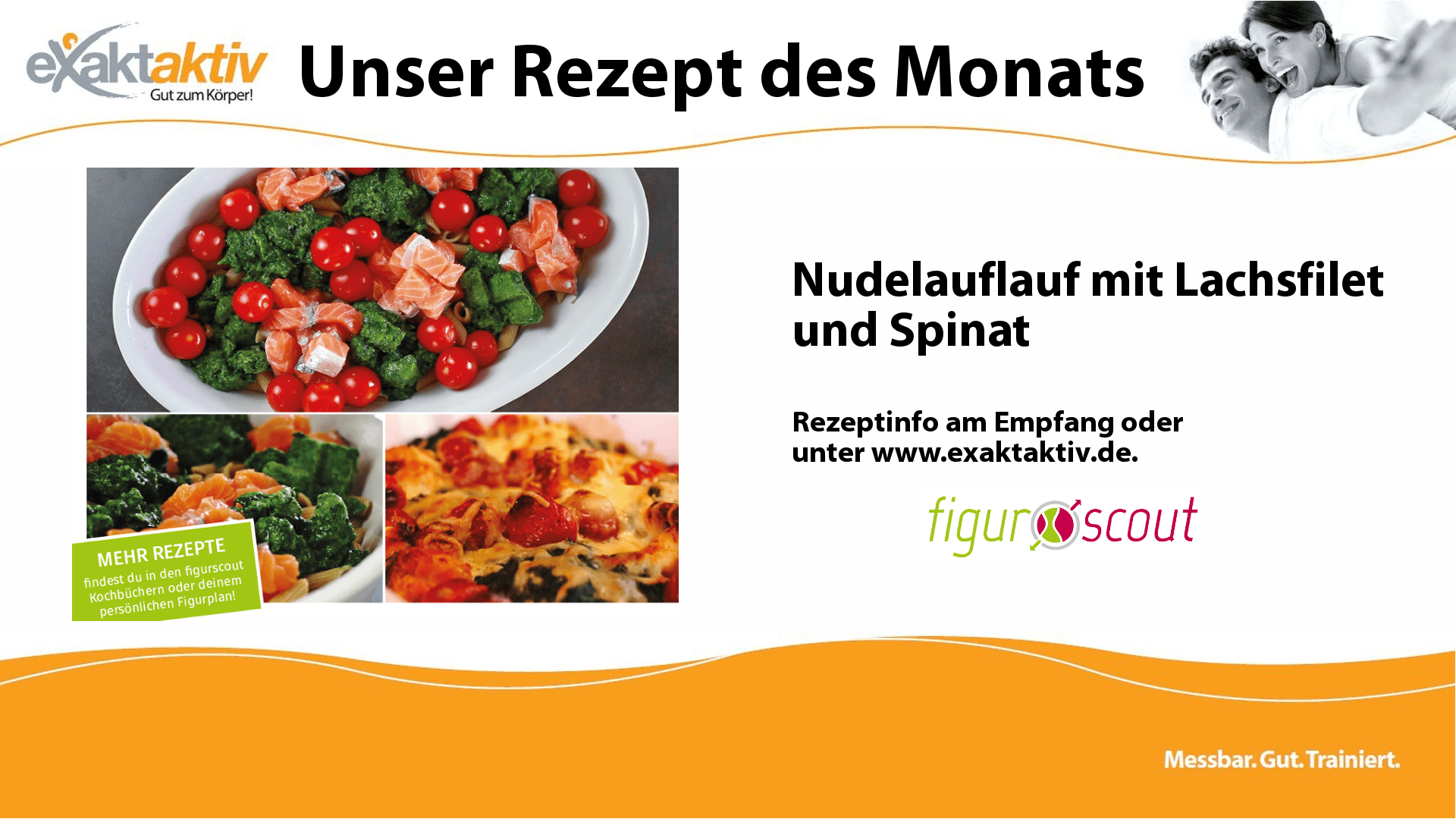 Nudel-Lachs-Spinat-Auflauf