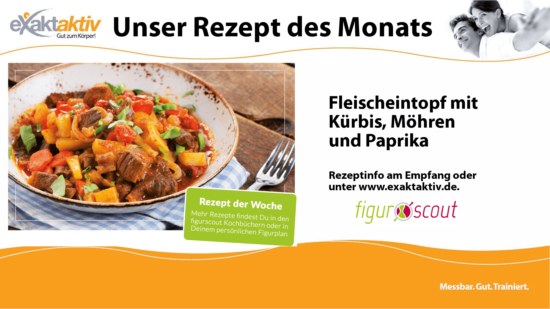 Fleischeintopf mit Kürbis, Möhren und Paprika