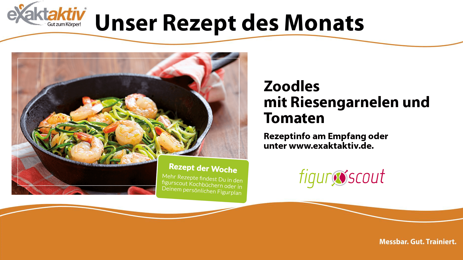 Zoodles mit Riesengarnelen und Tomaten