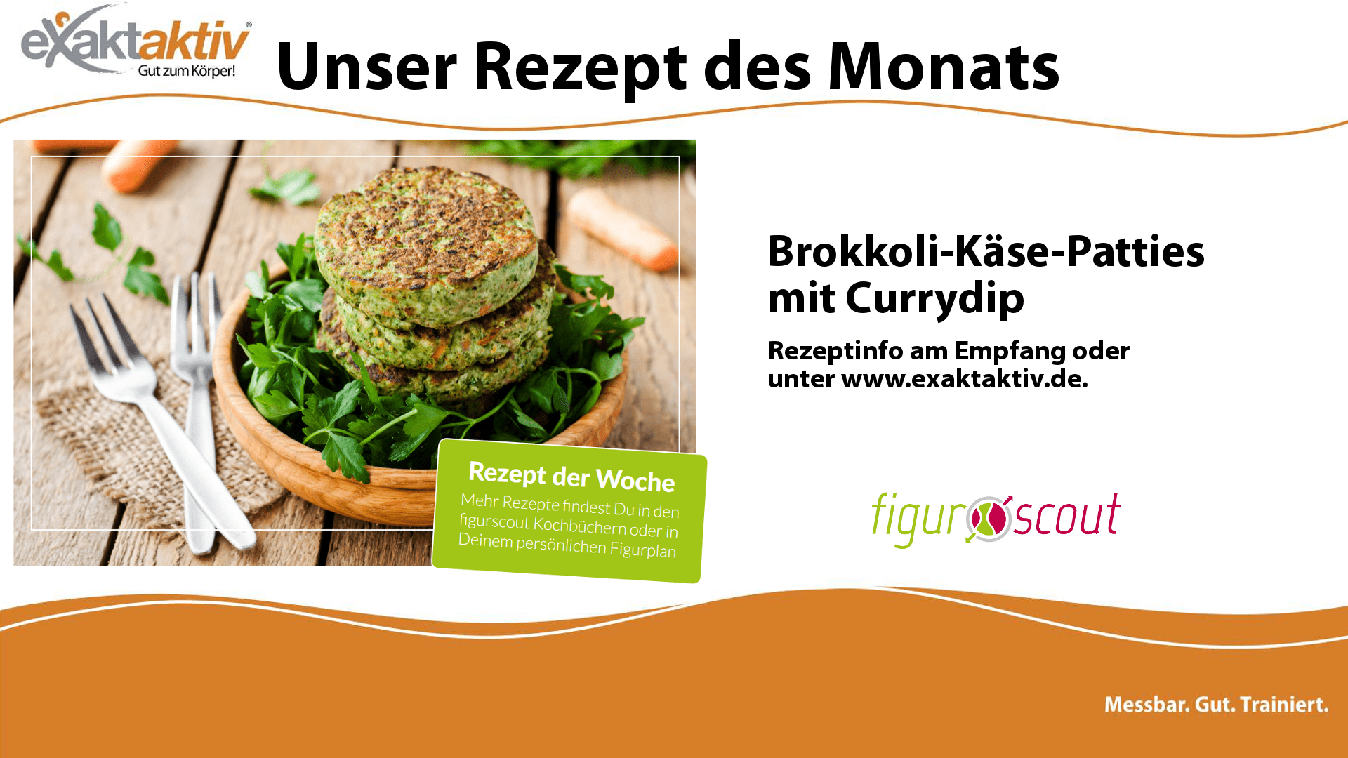 Brokkoli-Käse-Patties mit Currydip