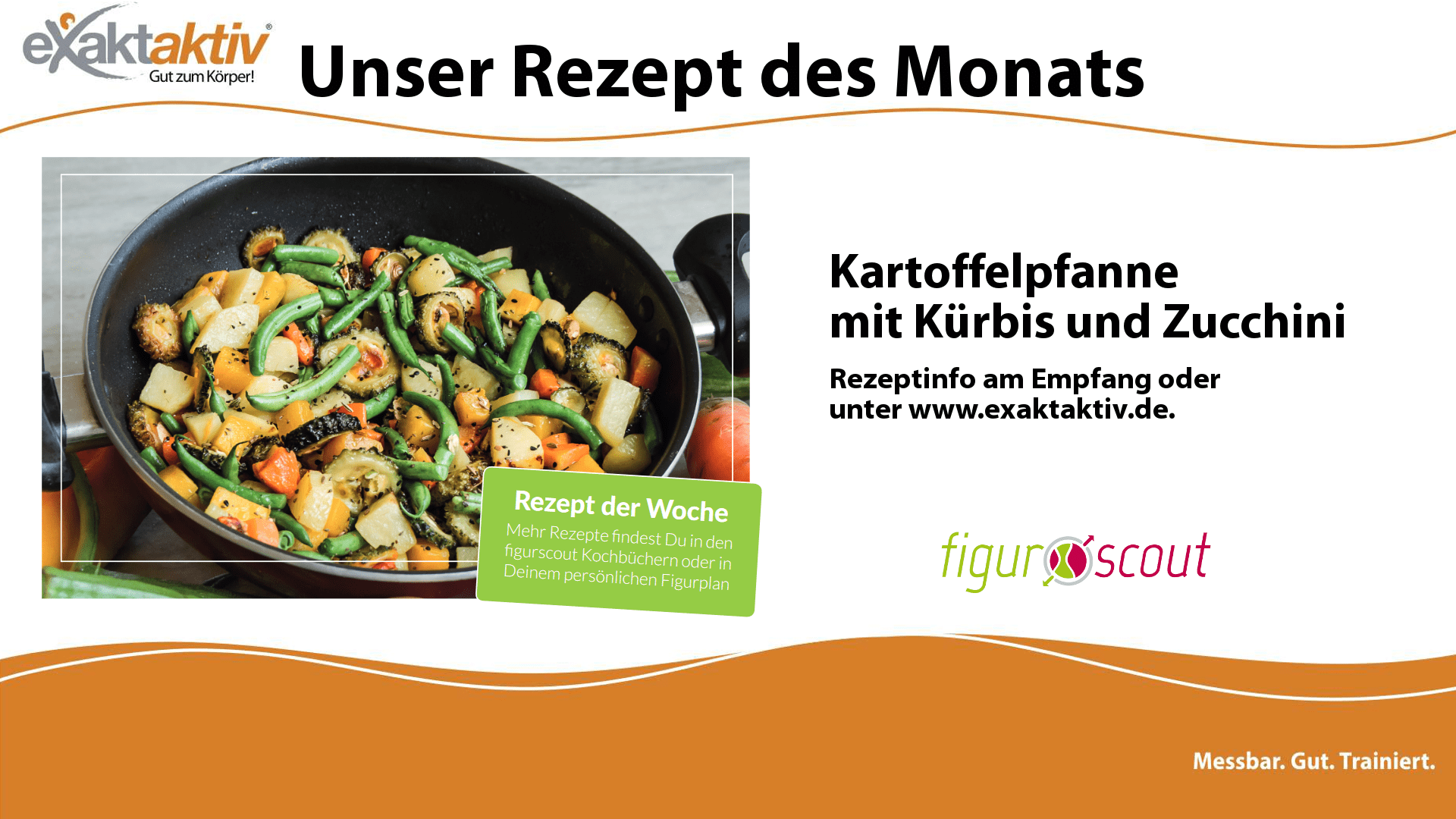 Kartoffelpfanne mit Kürbis und Zucchini