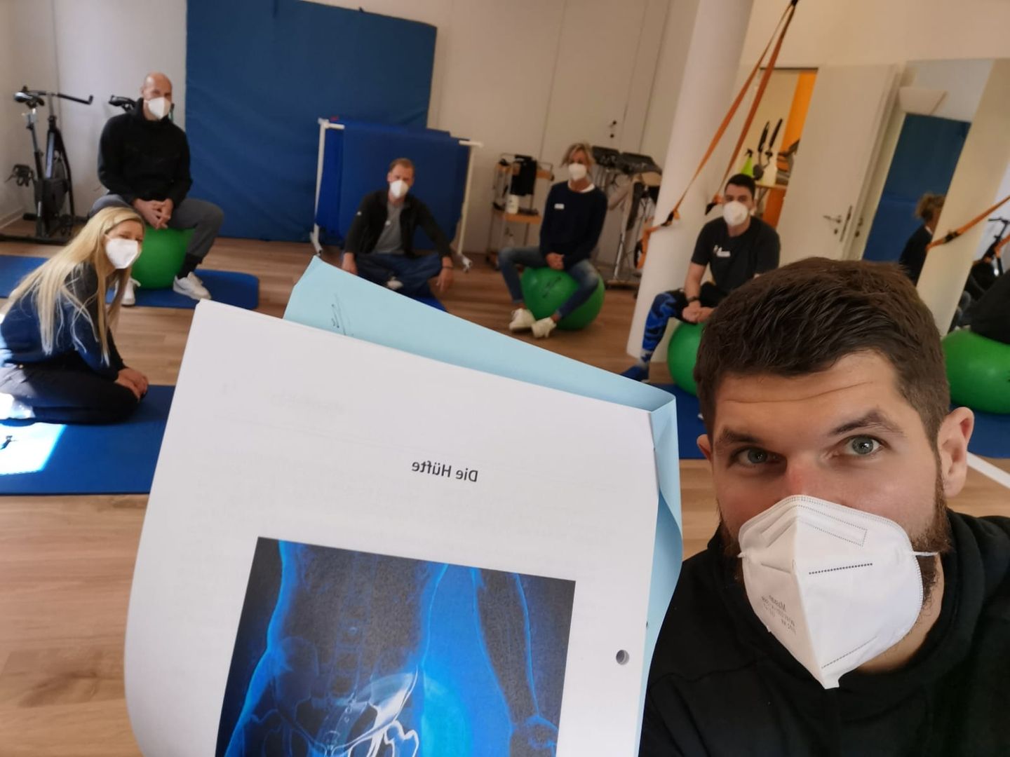 Mitarbeiter bei einer internen Fortbildung