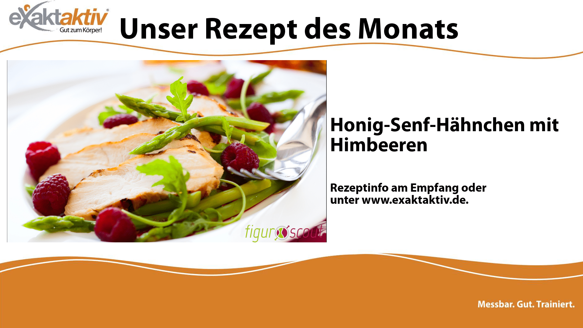 Honig-Senf-Hähnchen mit Himbeeren