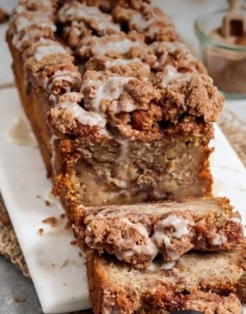 Rezept des Monats Juli - Veganes Bananenbrot mit Streusel