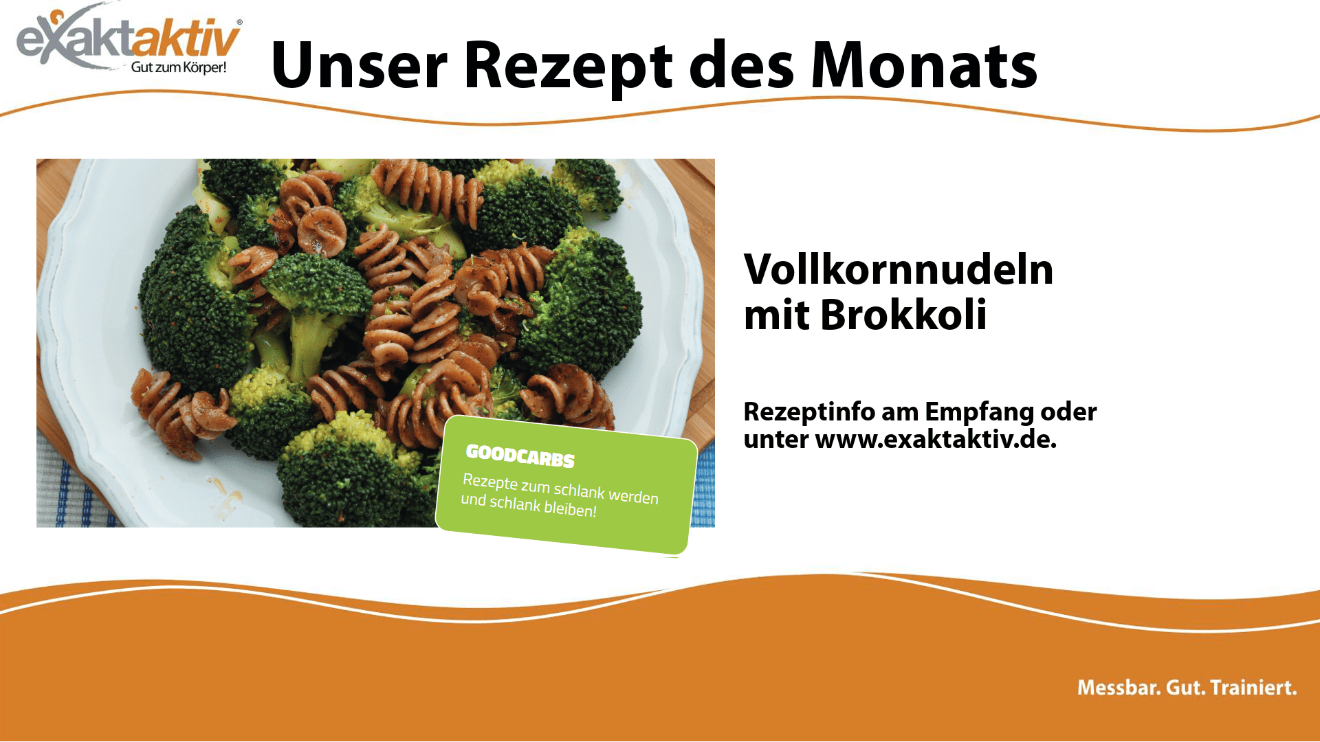 Vollkornnudeln mit Brokkoli
