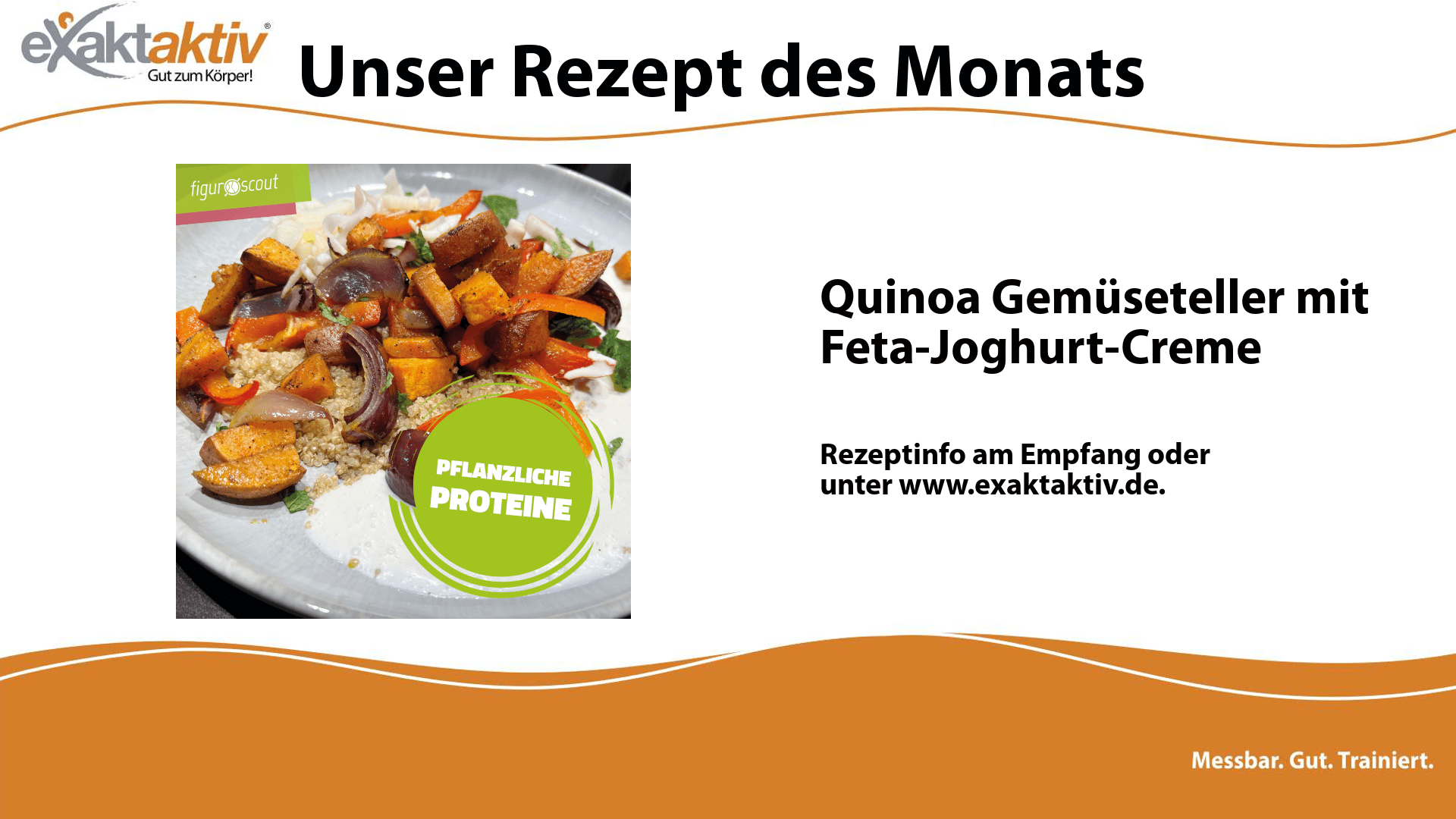 Quinoa Gemüseteller mit Fea-Joghurt-Creme