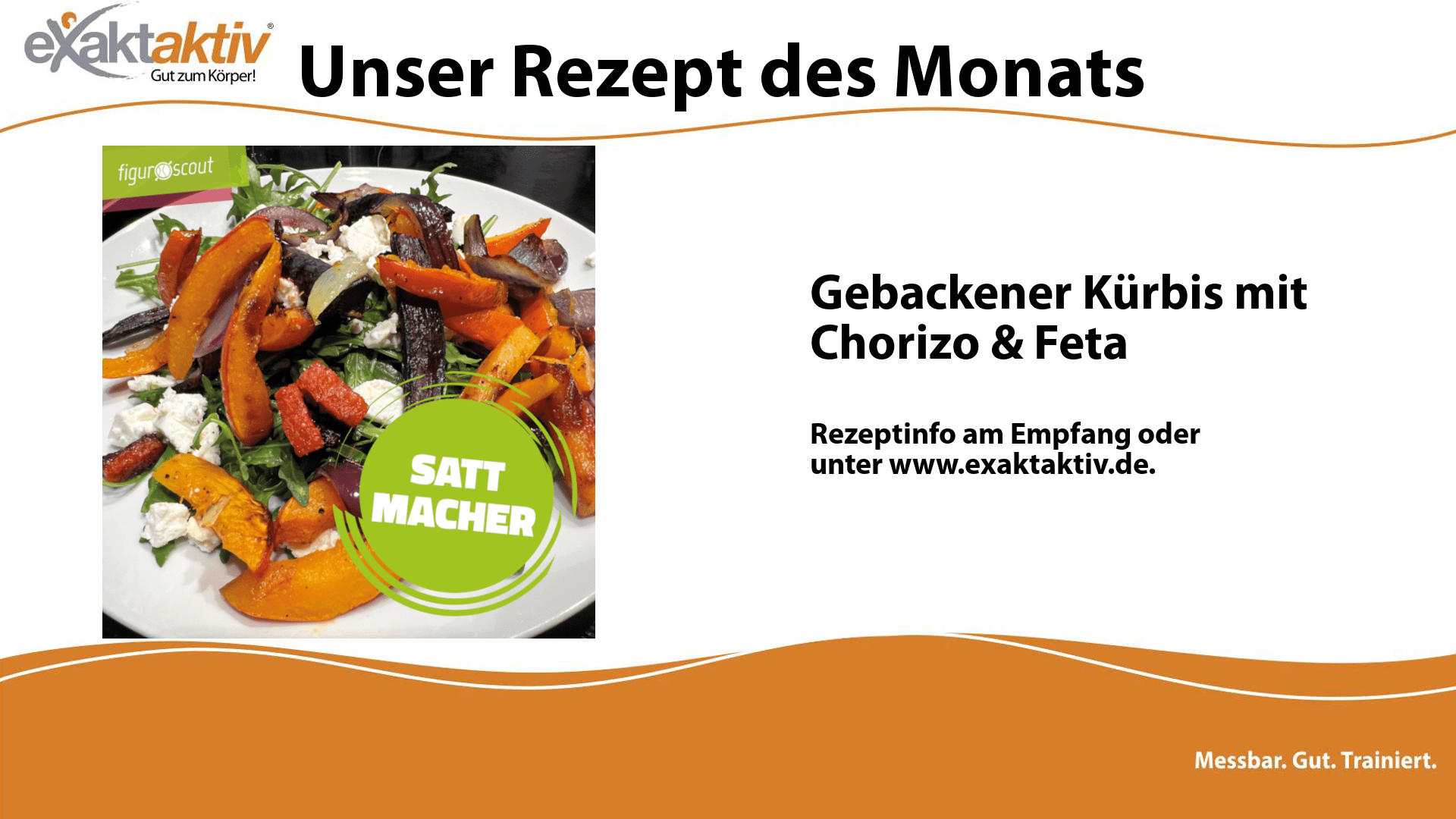 Gebackener Kürbis mit Chorizo & Feta