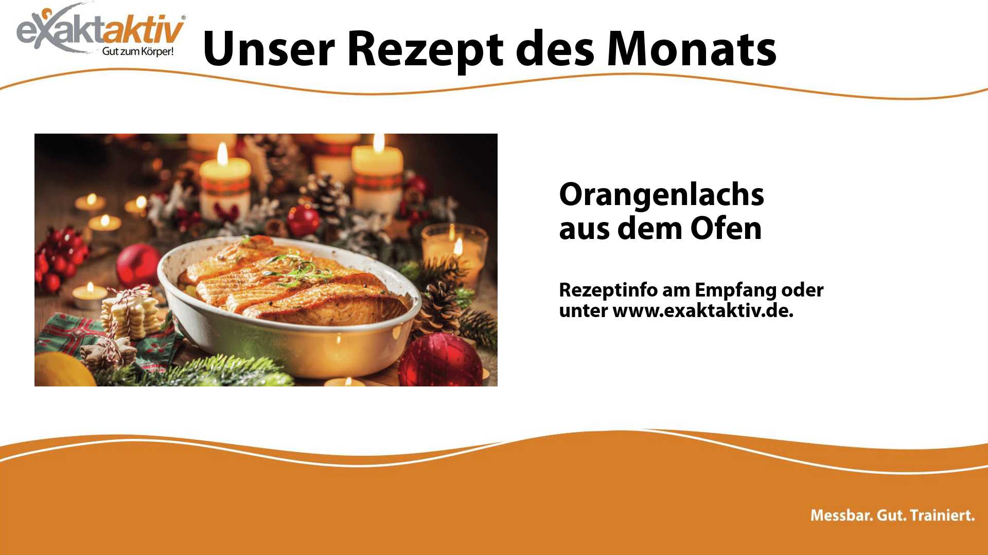 Orangenlachs aus dem Ofen