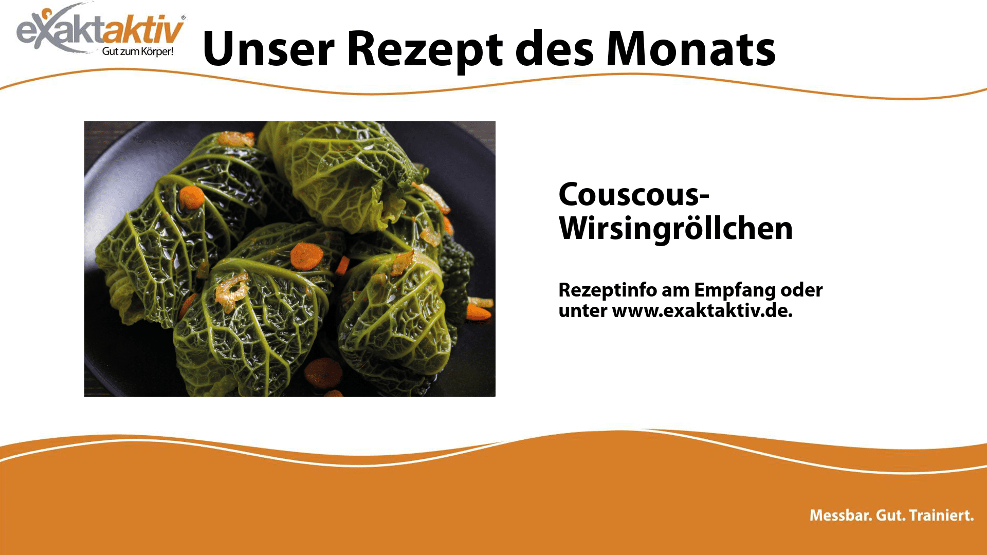 Couscous-Wirsingröllchen