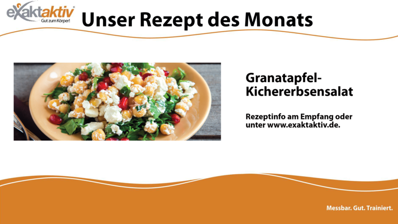 Granatapfel-Kichererbsensalat