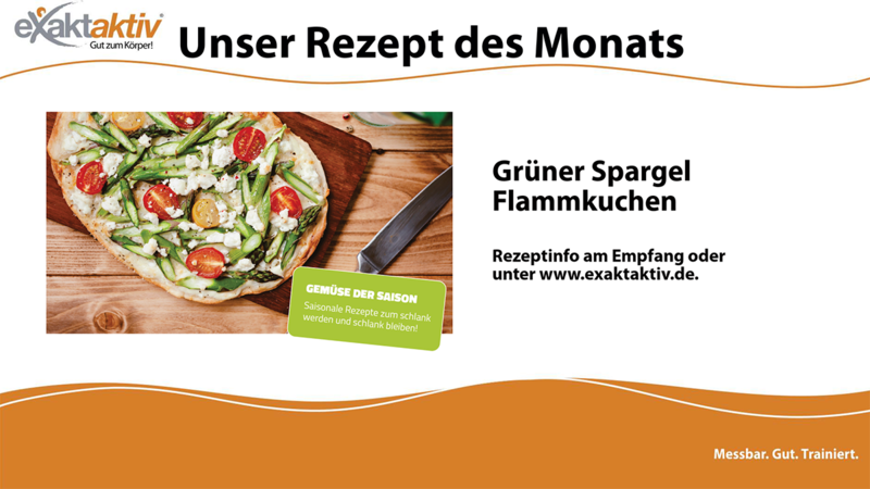 Grüner Spargel Flammkuchen