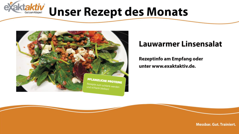 Lauwarmer Linsensalat
