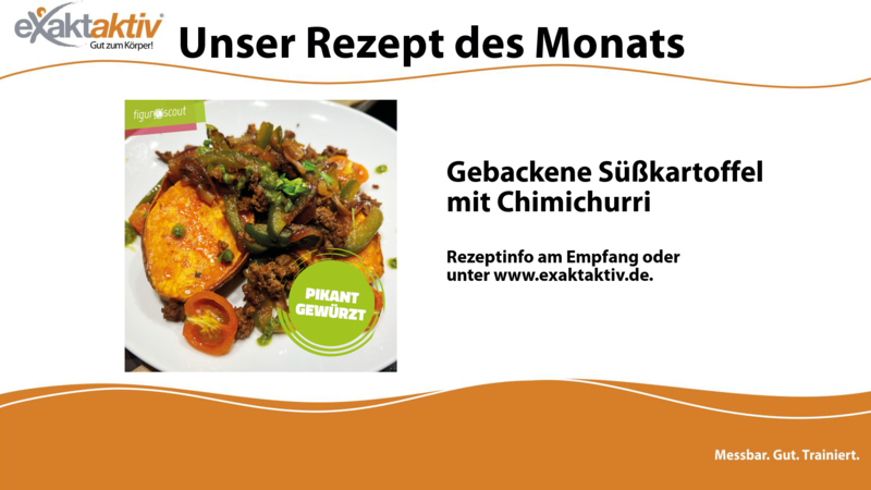 Gebackene Süßkartoffel mit Chimichurri